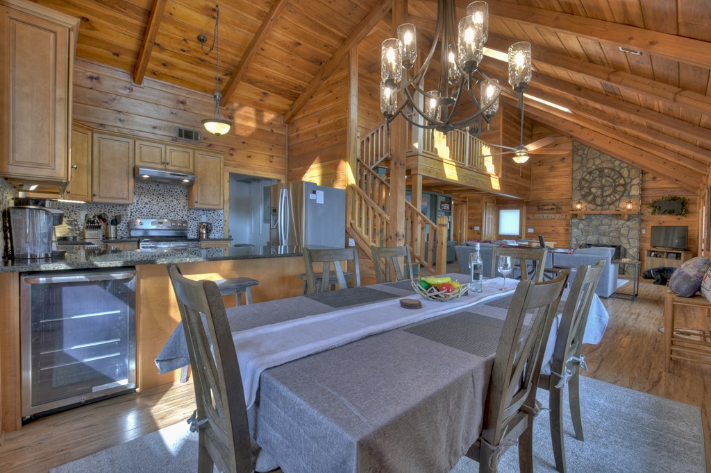 368 Walnut Ridge Ellijay, GA 30536 - Photo 19 of 41 a view of a dining room with furniture
