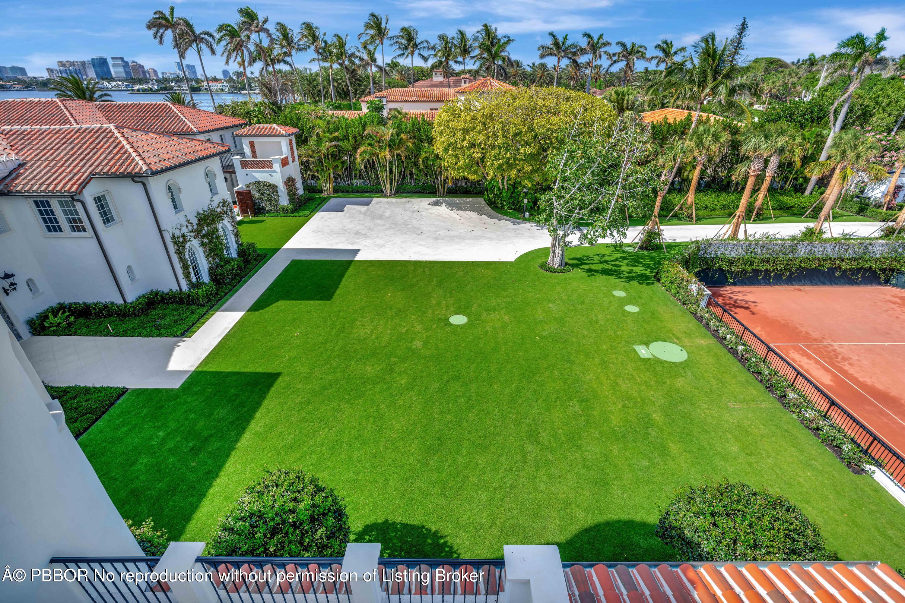 800 South County Road Palm Beach, FL 33480 - Photo 59 of 76 Top Terrace to Front Lawn