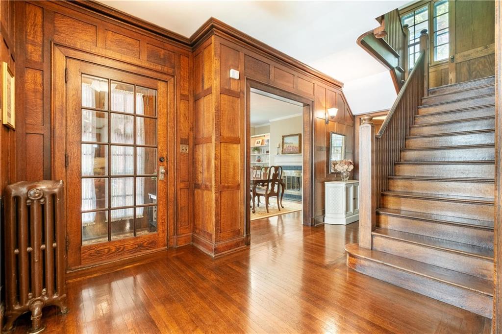 4375 Schenley Farms Terrace Pittsburgh, PA 15213 - Photo 6 of 44 a view of entryway and hall with wooden floor