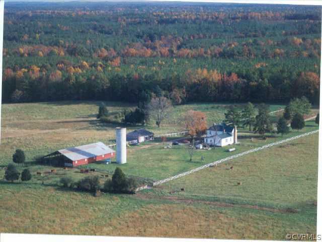 17303 Depot Road McKenney, VA 23872 - Photo 1 of 1 an aerial view of a house with a yard