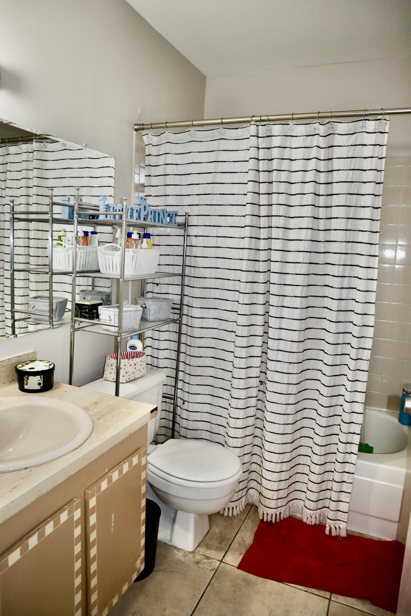 5905 Triphammer Road Lake Worth, FL 33463 - Photo 8 of 8 a bathroom with a sink a toilet and mirror