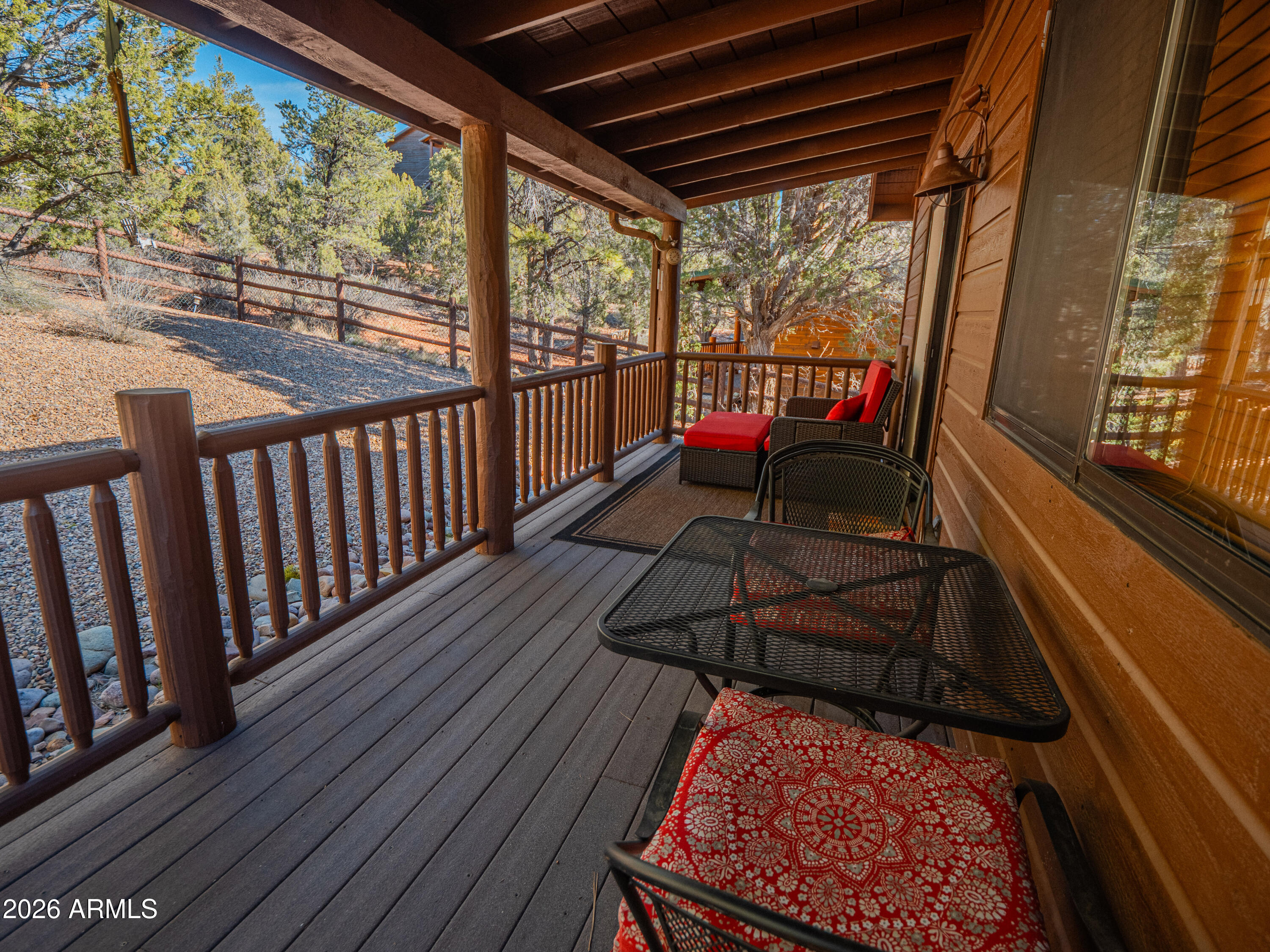 4840 West Cottage Loop Show Low, AZ 85901 - Photo 29 of 47 a view of a two chairs in the balcony