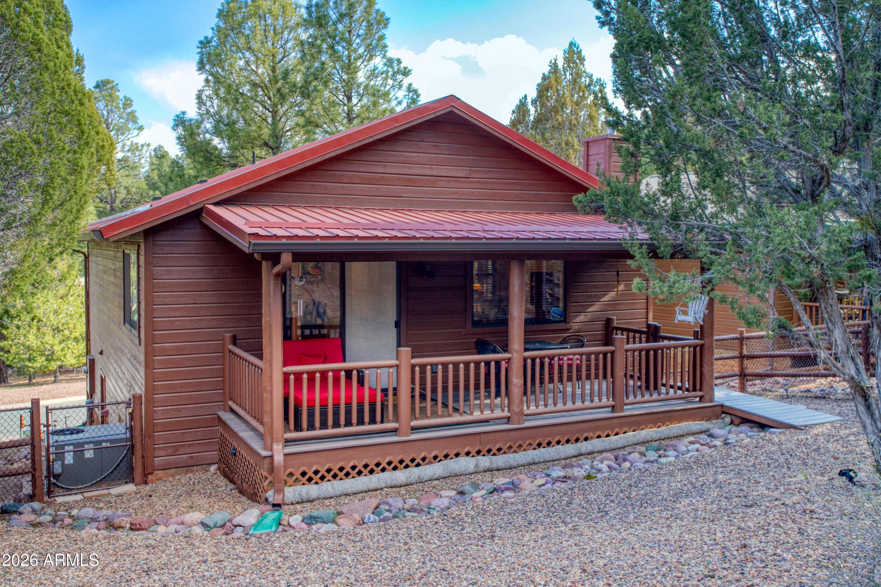 4840 West Cottage Loop Show Low, AZ 85901 - Photo 30 of 47 a view of house with a yard and deck