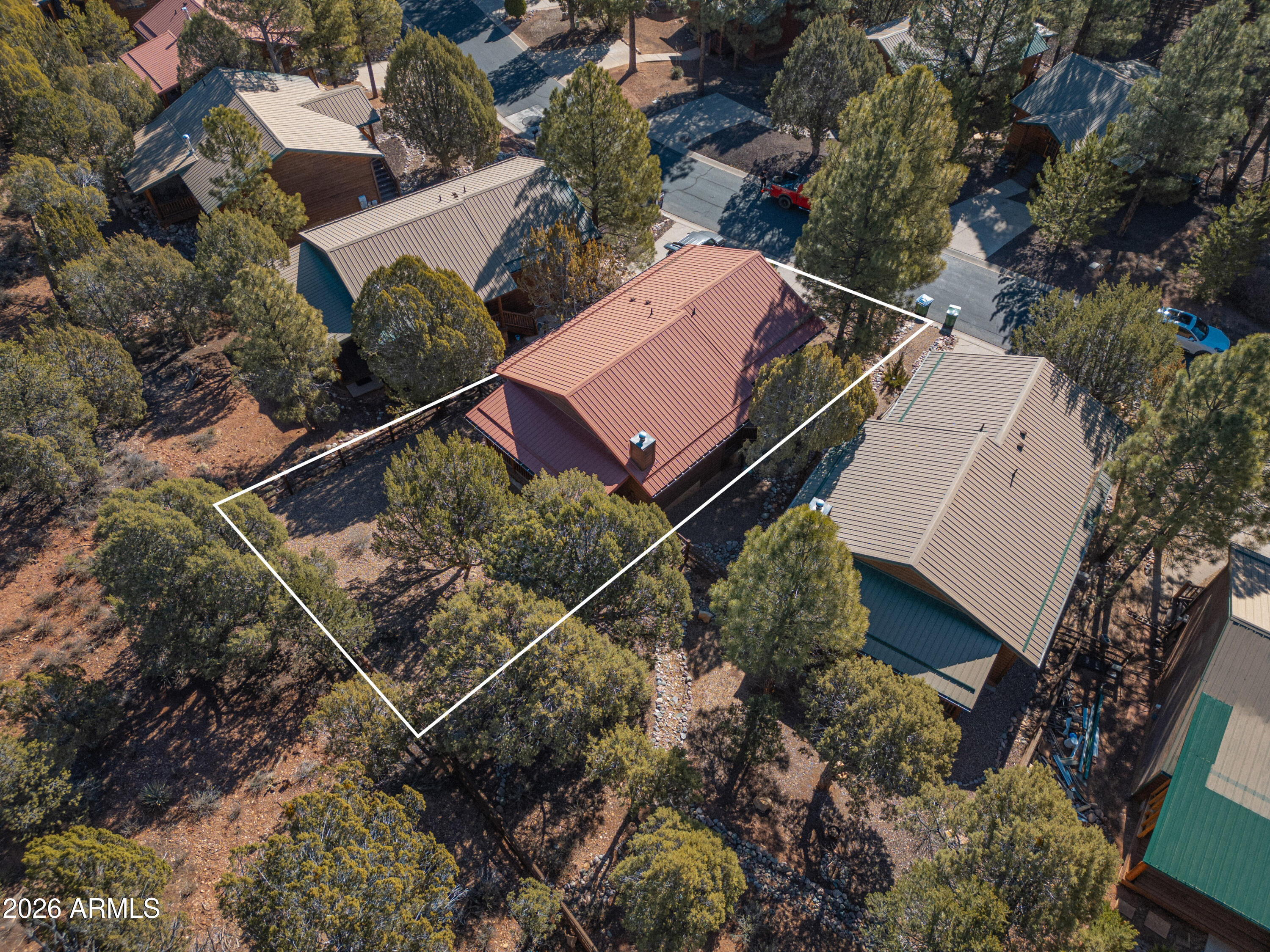 4840 West Cottage Loop Show Low, AZ 85901 - Photo 37 of 47 an aerial view of a house