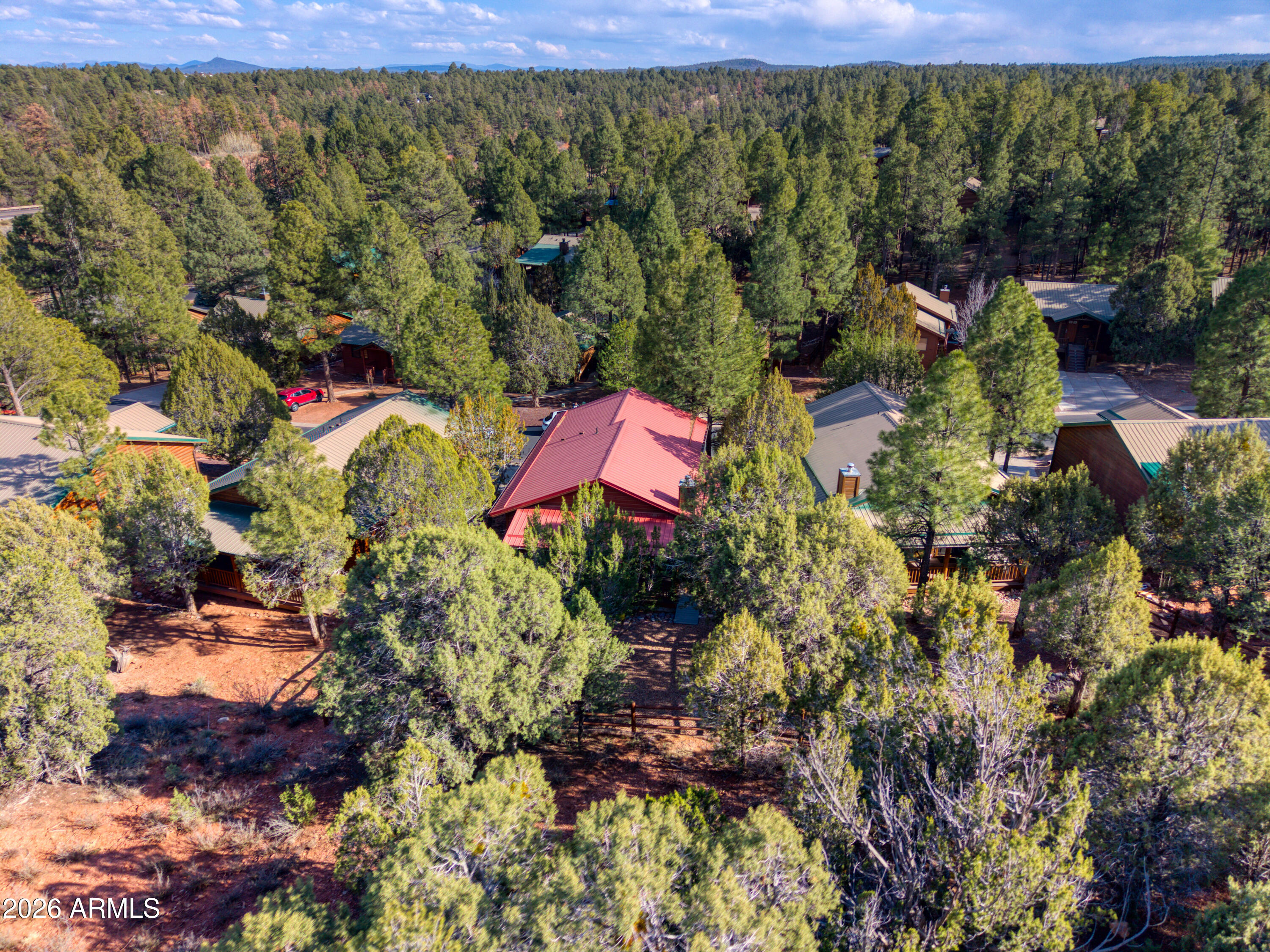 4840 West Cottage Loop Show Low, AZ 85901 - Photo 40 of 47 a view of a house with a yard and garden