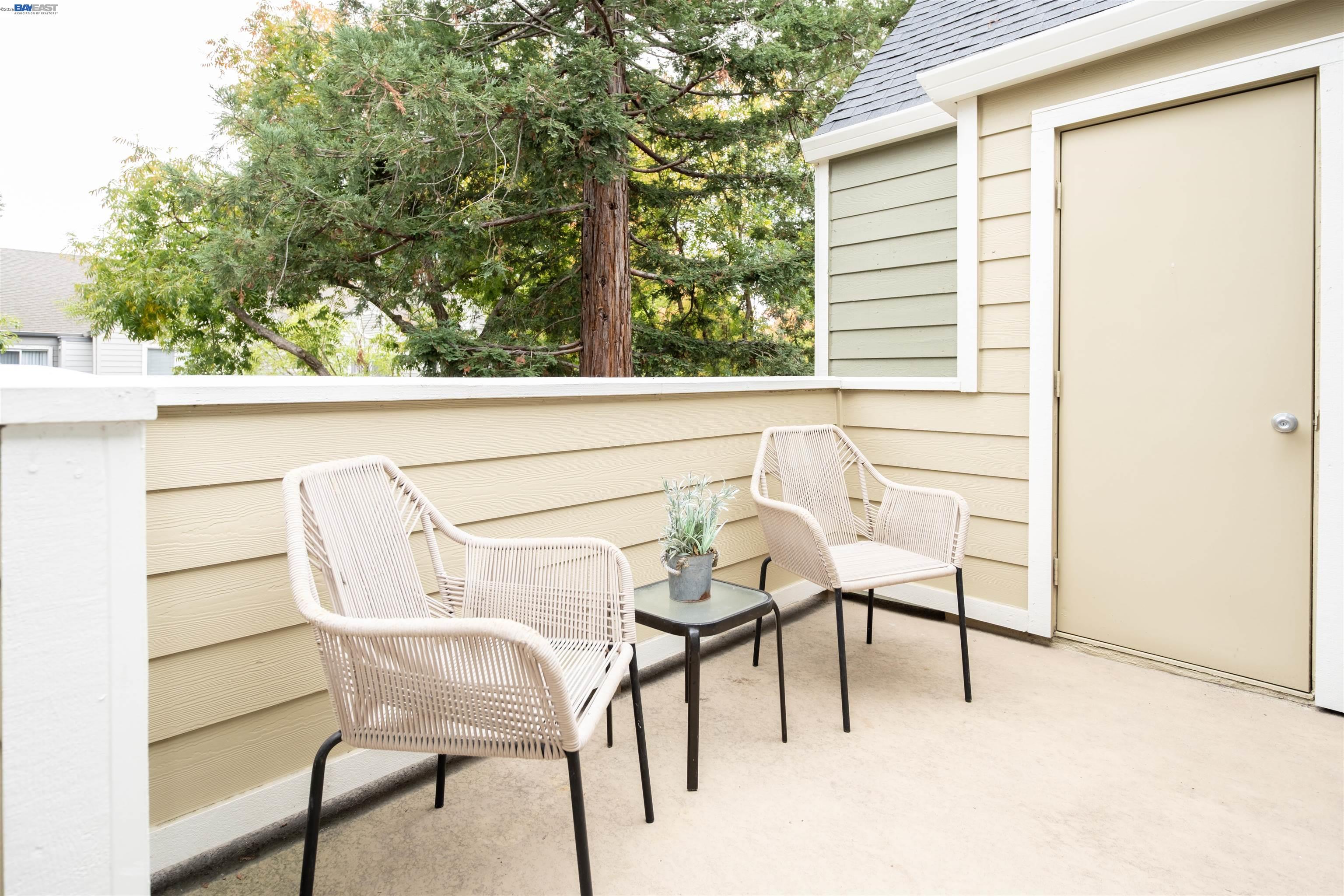 285 Reflections Drive, Unit 23 San Ramon, CA 94583 - Photo 23 of 34 a view of a chairs and table in the balcony