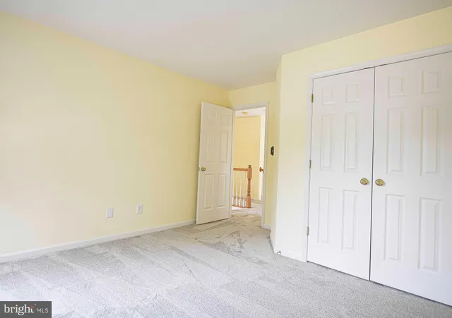 a view of small space with racks on the wall