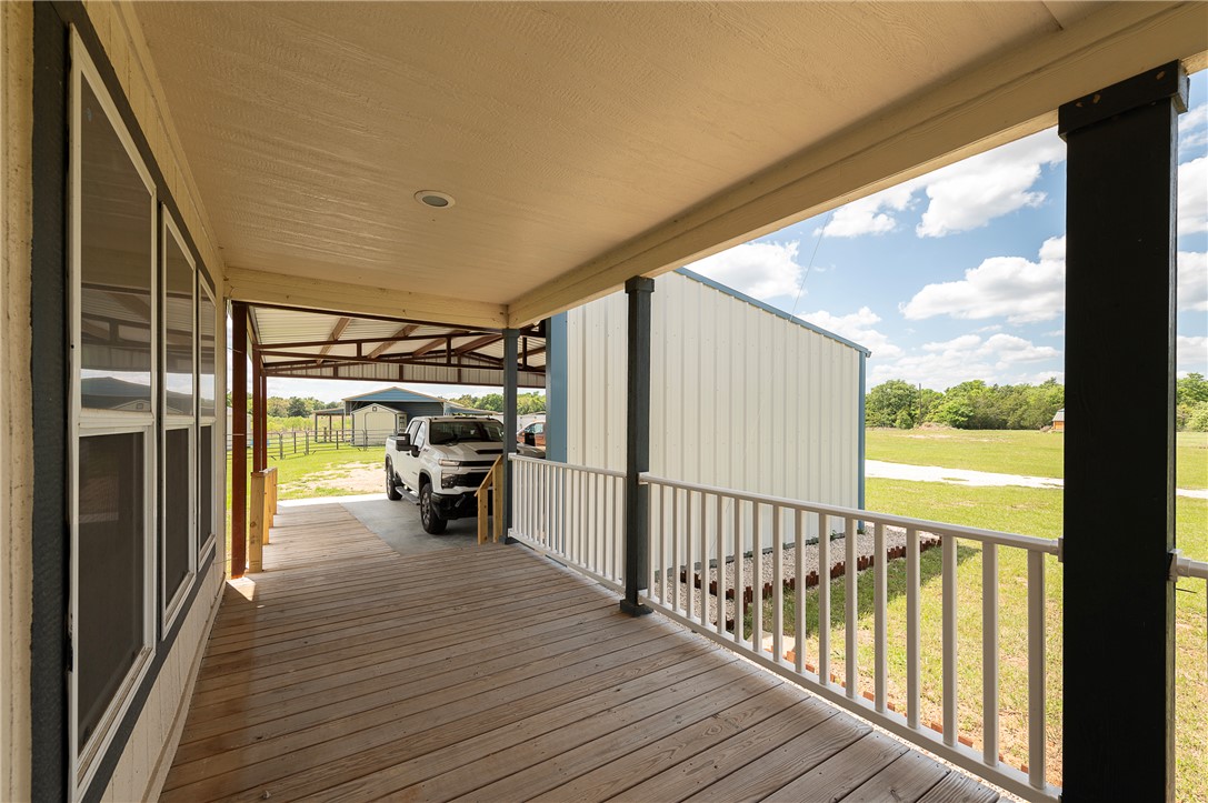 10976 Whiterock Road Bremond, TX 76629 - Photo 6 of 42 a view of a balcony