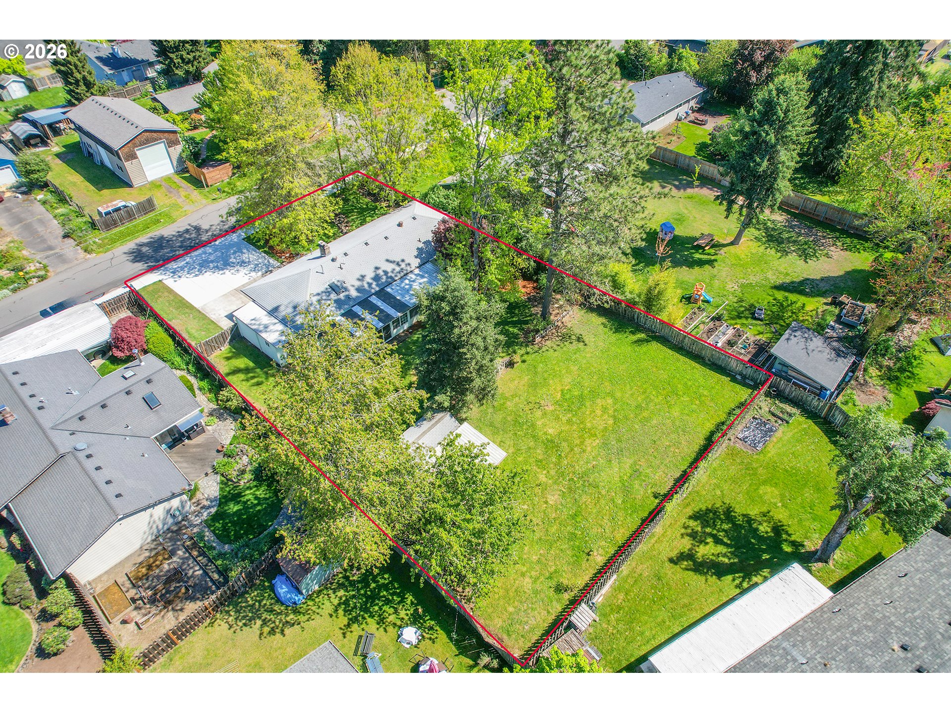 4355 Southwest 188th Avenue Beaverton, OR 97078 - Photo 33 of 42 a view of a yard with plants