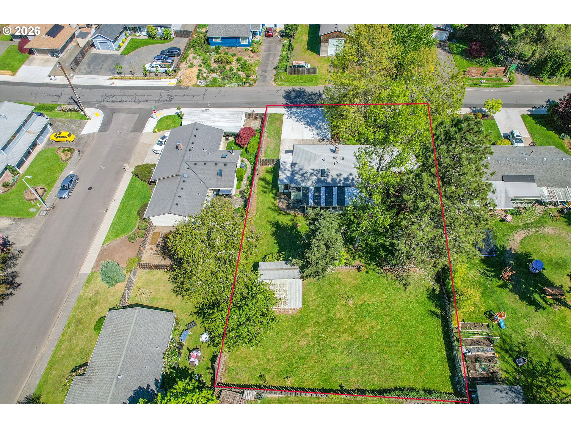 4355 Southwest 188th Avenue Beaverton, OR 97078 - Photo 41 of 42 an aerial view of a house with a garden
