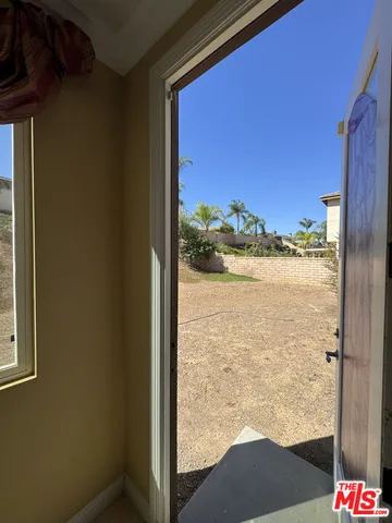 a view of a lake from a window