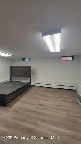 a view of a room with an empty space