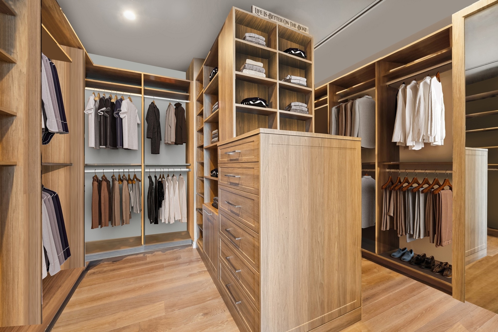 1109 West Washington Boulevard, Unit 6D Chicago, IL 60607 - Photo 35 of 41 a view of walk in closet with clothes and shoes