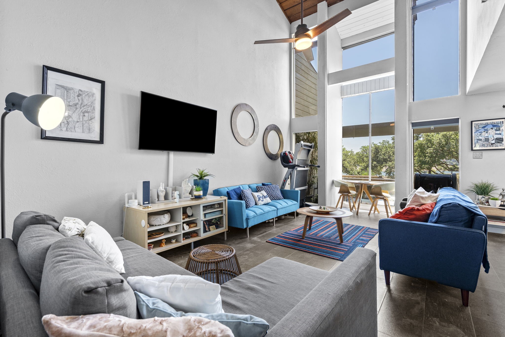 269 Venture Boulevard South Leander, TX 78645 - Photo 5 of 13 a living room with furniture and a flat screen tv