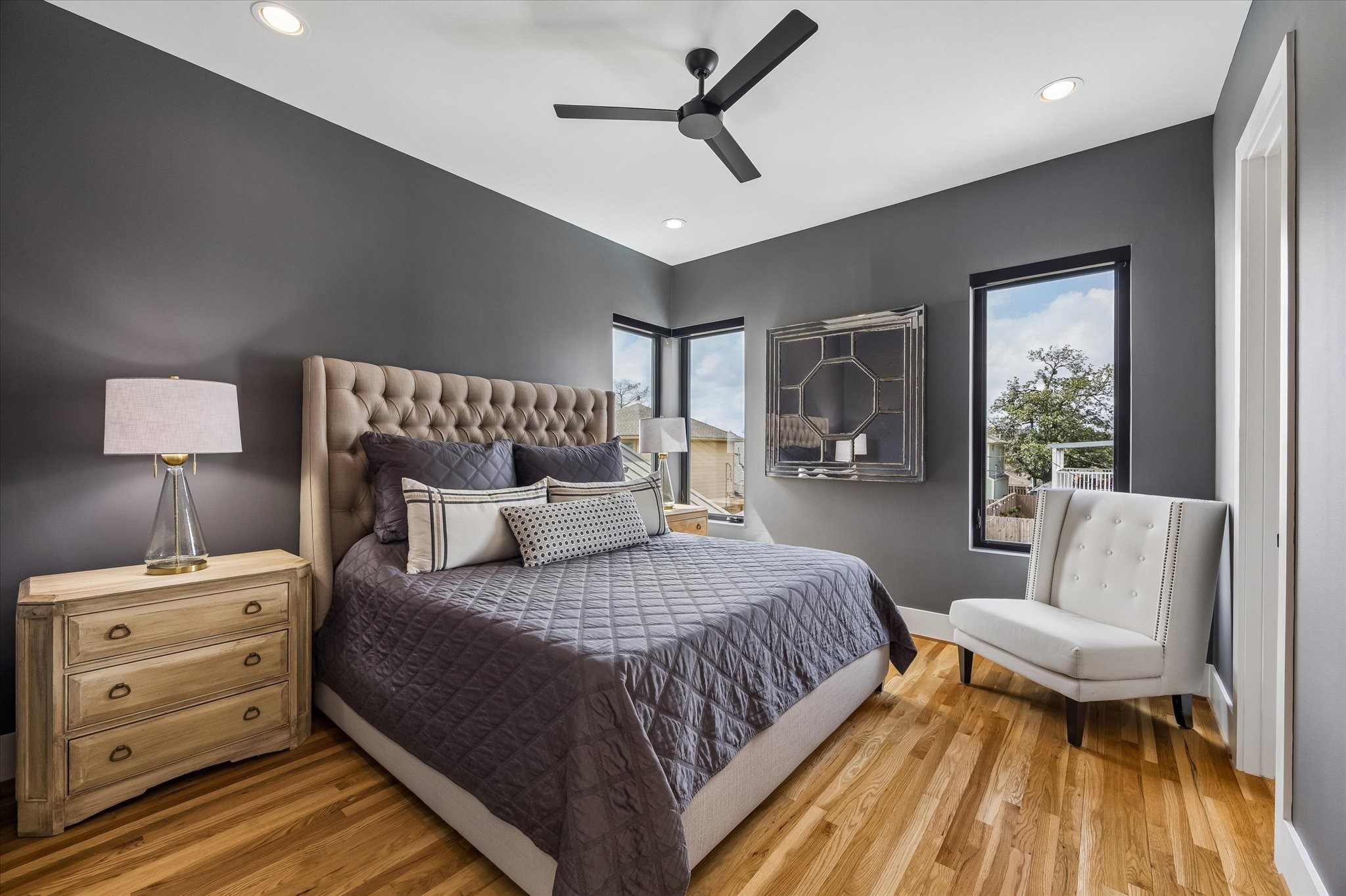 2705 Julian Street Houston, TX 77009 - Photo 35 of 50 Secondary bedroom with ensuite and bonus very large storage area.