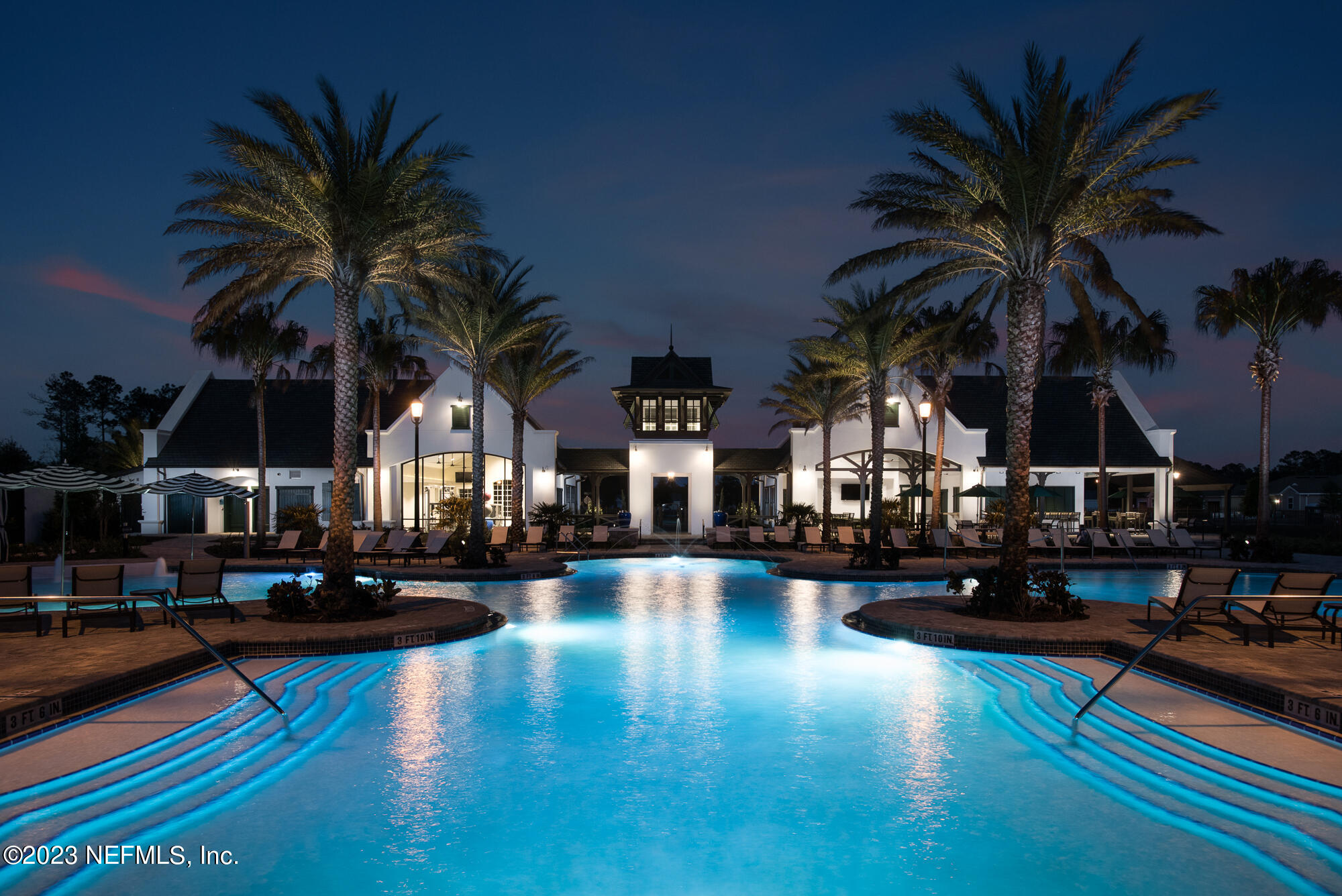 168 St Kitts Loop St. Augustine, FL 32092 - Photo 39 of 41 a view of a swimming pool with chairs