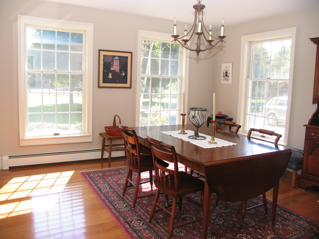 31 Old Barn Road Lenox, MA 01240 - Photo 29 of 56 a view of a dining room with furniture window and outside view