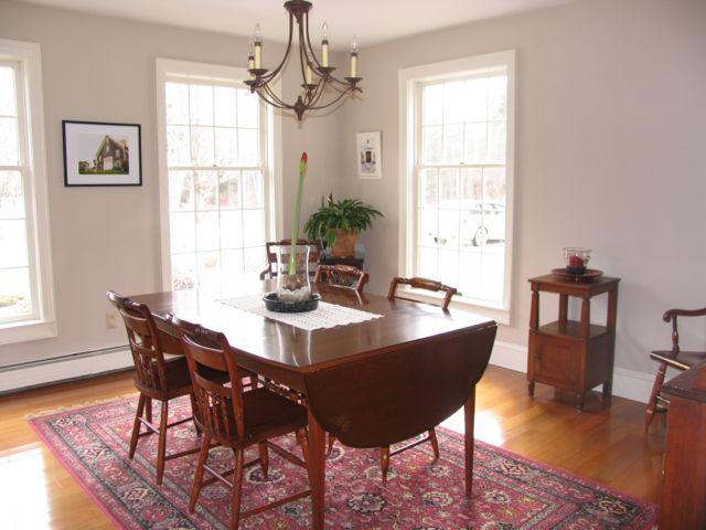 31 Old Barn Road Lenox, MA 01240 - Photo 33 of 56 a view of a dining room with furniture window and wooden floor