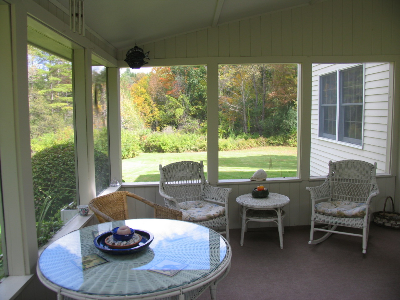 31 Old Barn Road Lenox, MA 01240 - Photo 39 of 56 a view of a dining room with furniture window and outside view