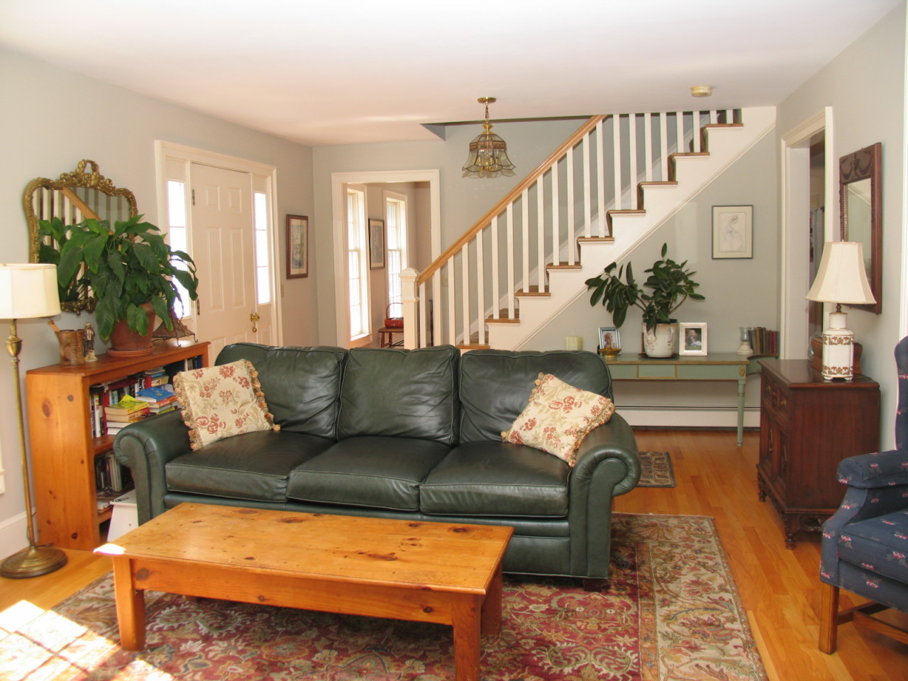 31 Old Barn Road Lenox, MA 01240 - Photo 8 of 56 a living room with furniture and a potted plant