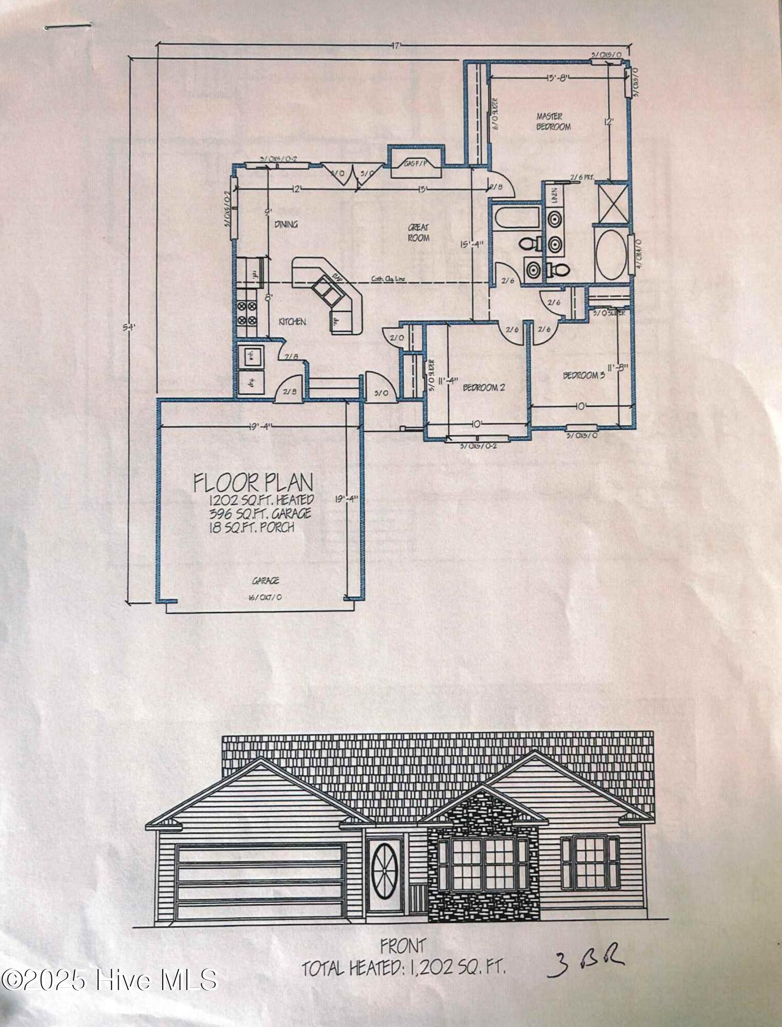 107 Blanche Street Chadbourn, NC 28431 - Photo 10 of 10 Floorplan