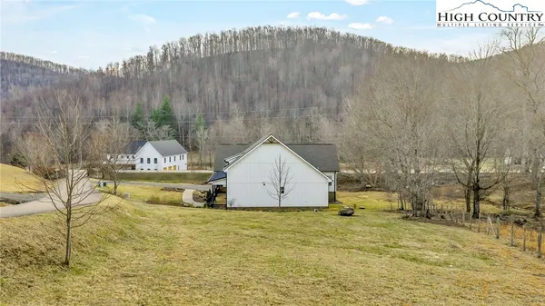 a view of a swimming pool with an outdoor space