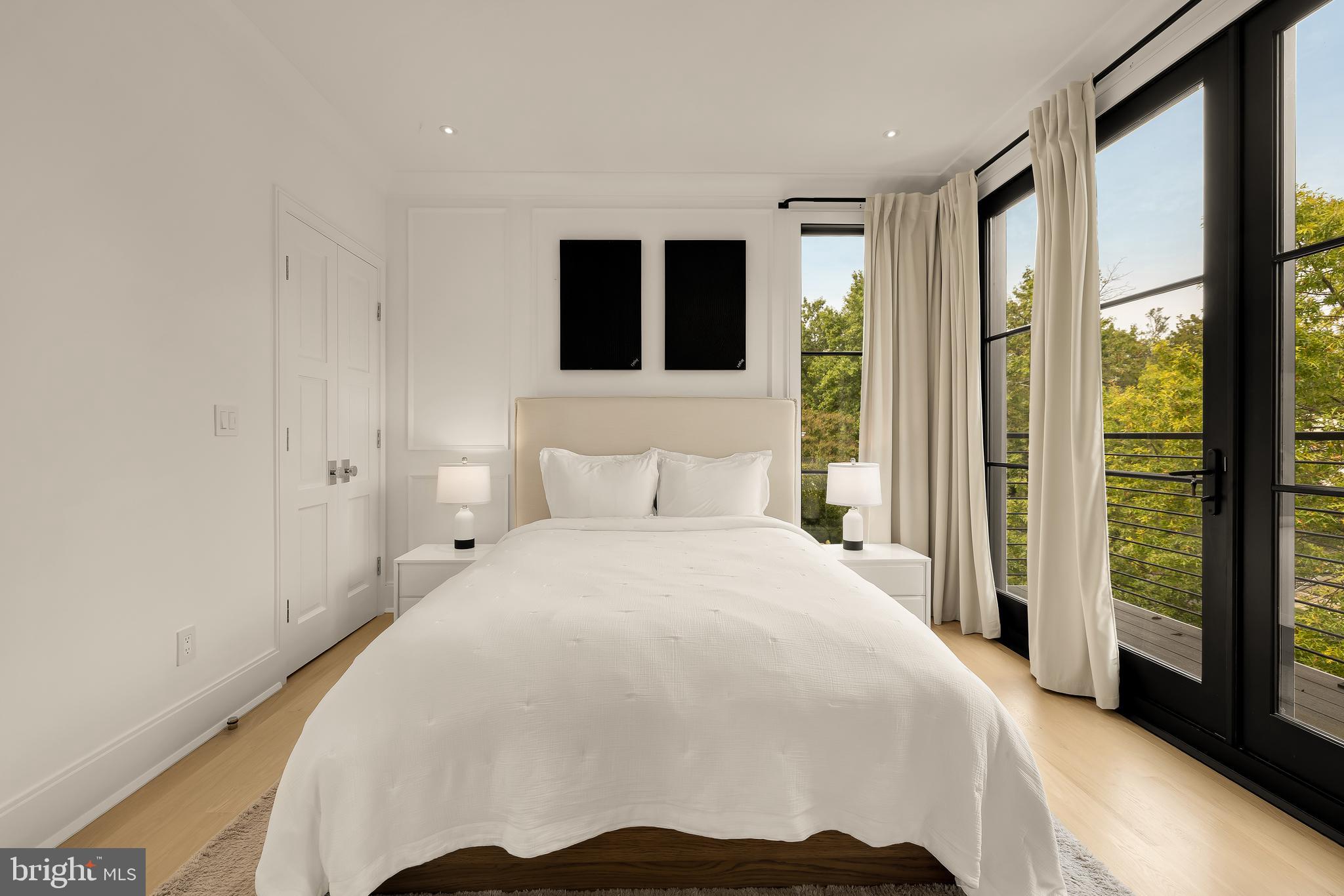 3302 Cleveland Avenue Northwest Washington, DC 20008 - Photo 33 of 54 Guest bedroom 3 with balcony