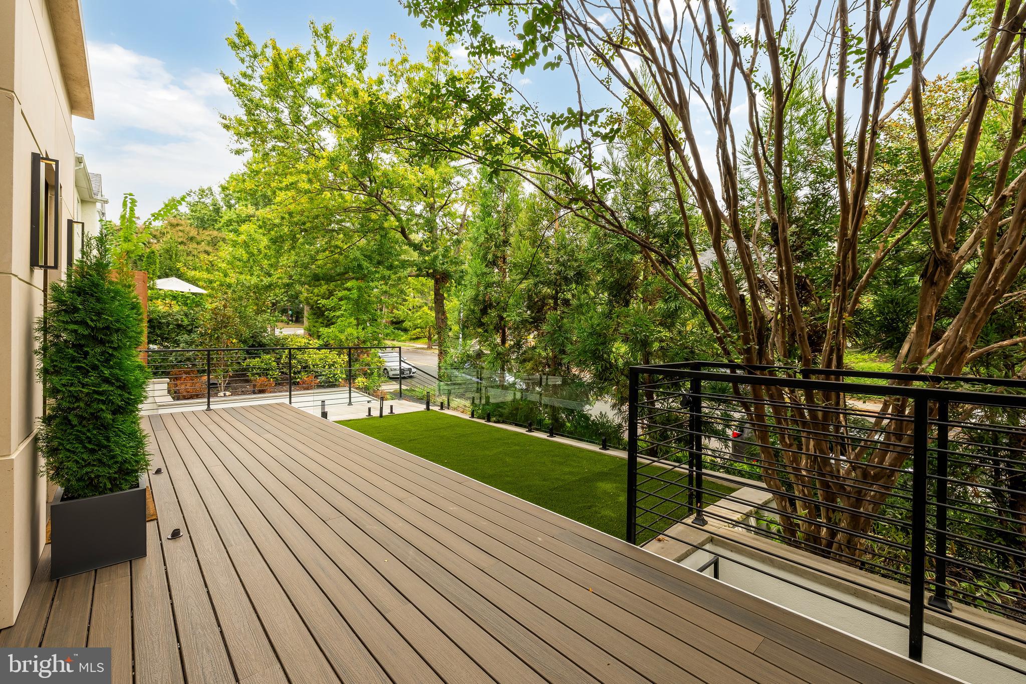 3302 Cleveland Avenue Northwest Washington, DC 20008 - Photo 53 of 54 Front deck with turf