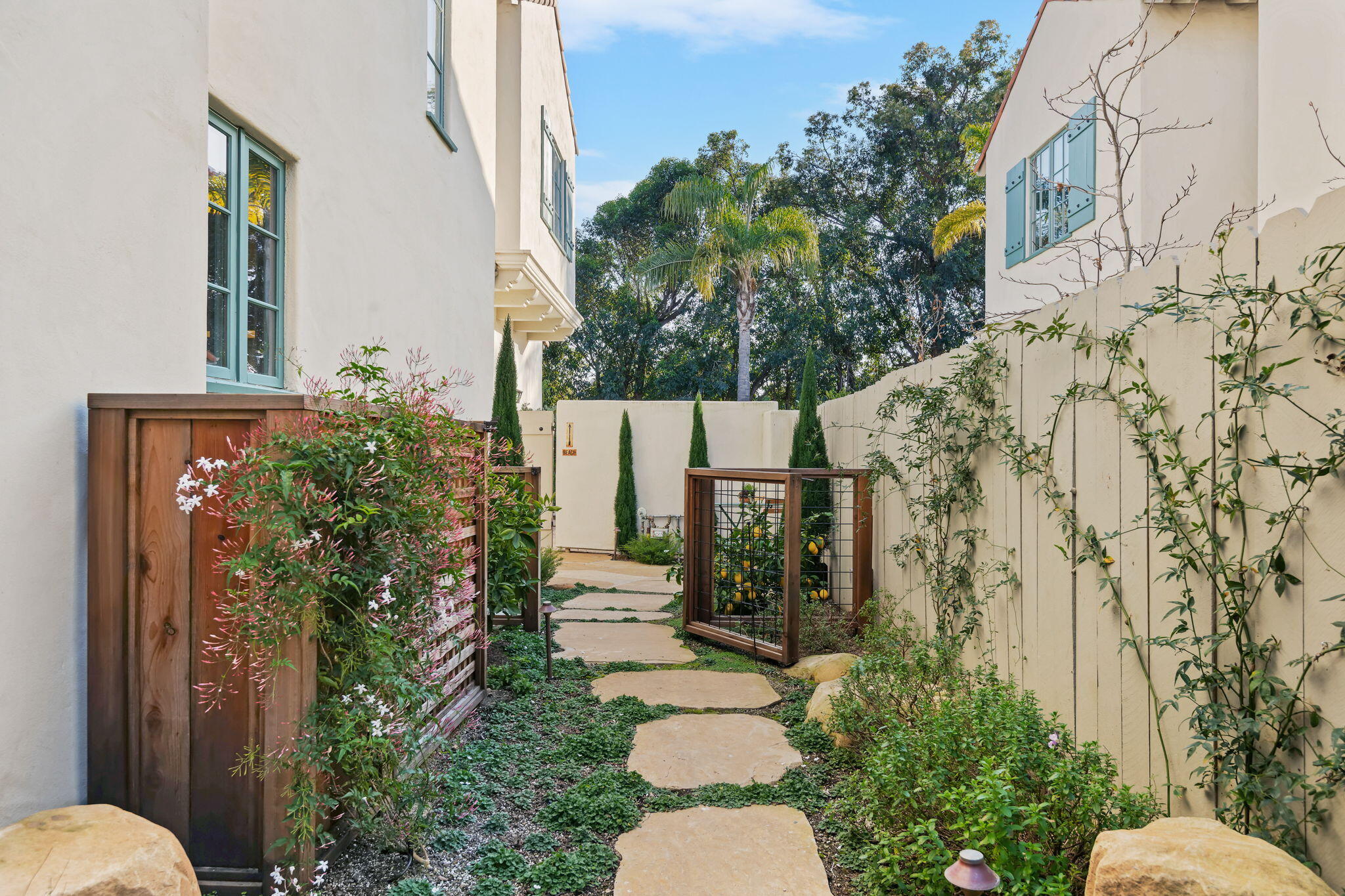 69 Olive Mill Road Montecito, CA 93108 - Photo 28 of 32 a view of a back yard of the house