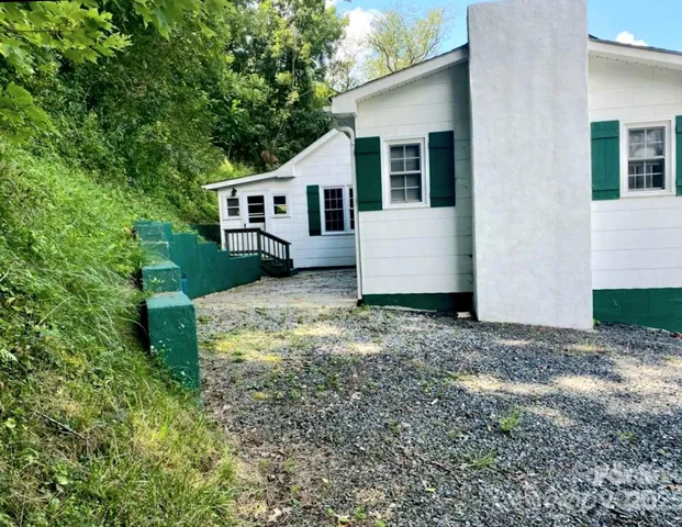 a view of a house with a window