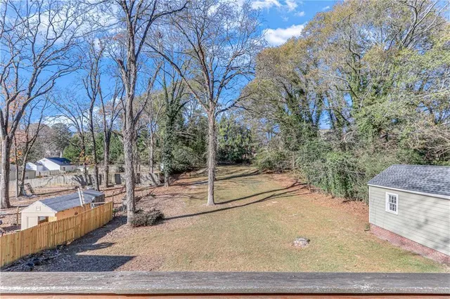 a view of outdoor space with trees