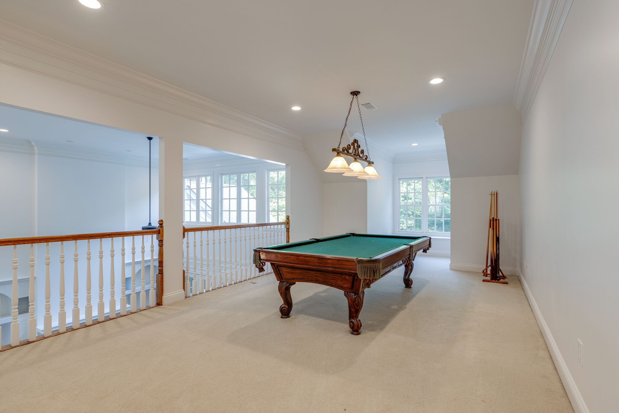 1438 Willowbrooke Circle Franklin, TN 37069 - Photo 34 of 45 a room with pool table windows and wooden floor