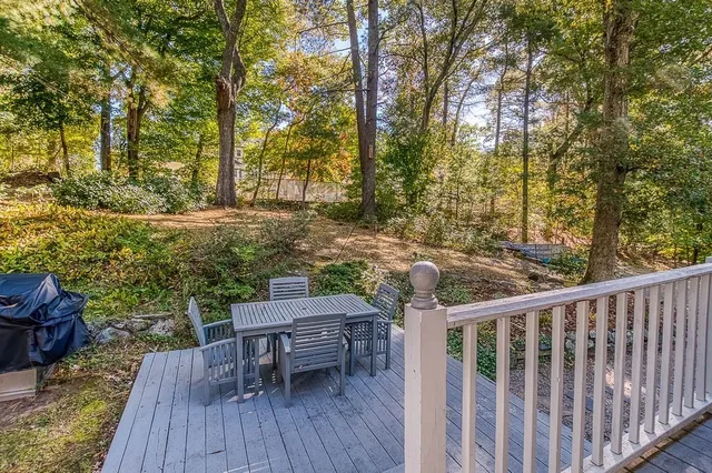 a view of a outdoor seating area with furniture