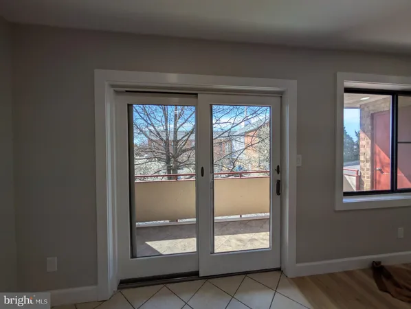 a view of front door