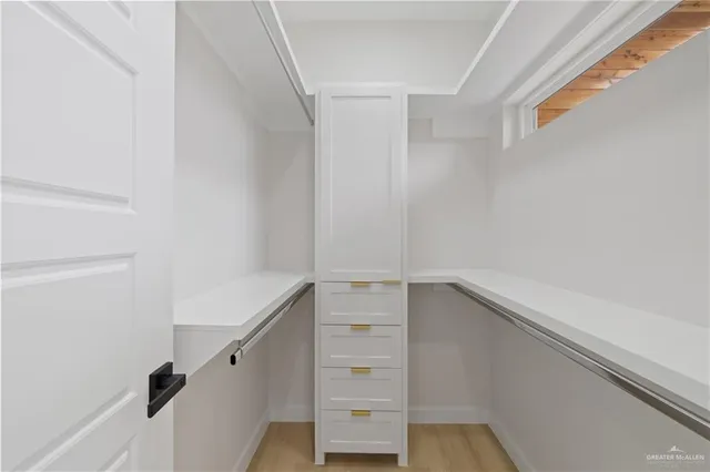a view of walk in closet