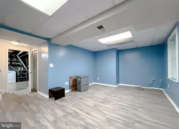 a view of storage and utility room