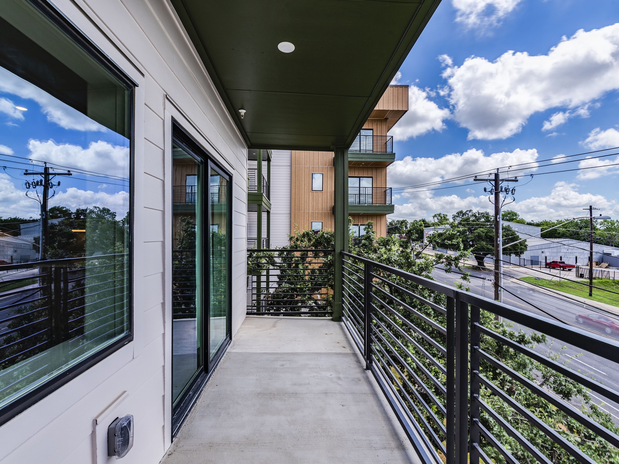 4802 South Congress Avenue, Unit 310 Austin, TX 78745 - Photo 16 of 37 View from the balcony