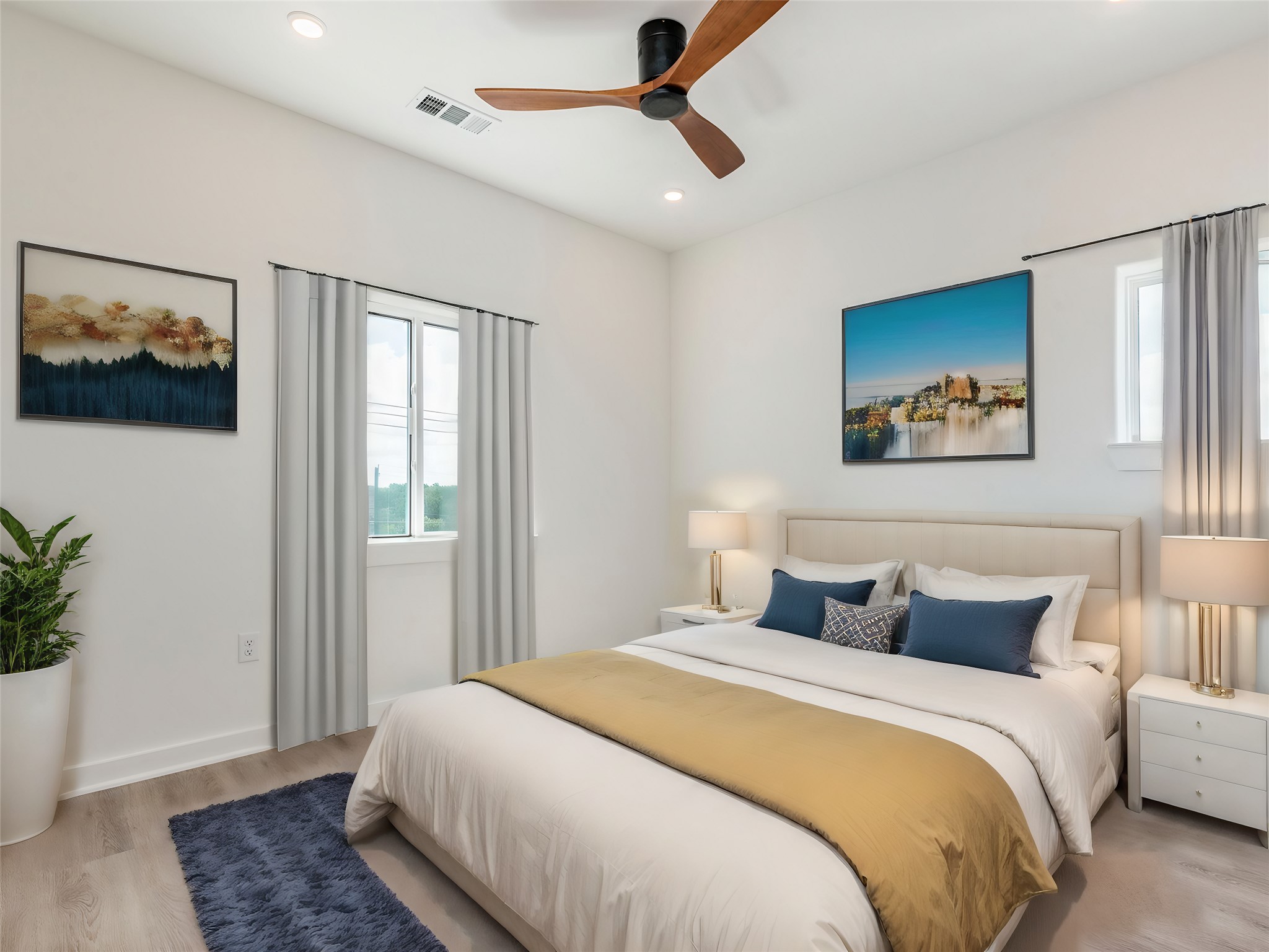 4802 South Congress Avenue, Unit 310 Austin, TX 78745 - Photo 7 of 37 Virtually staged bedroom