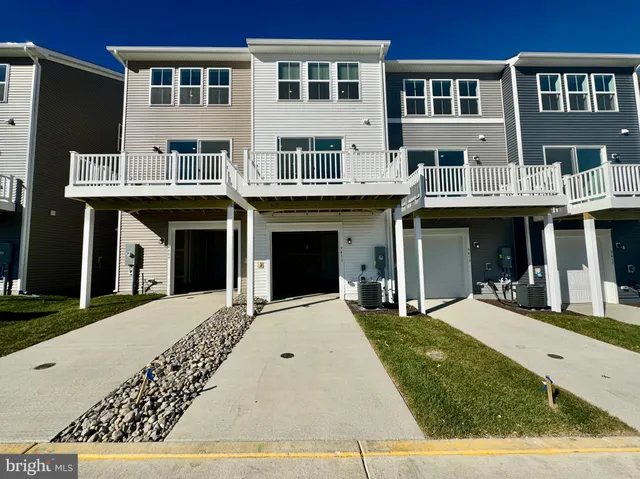 a front view of a building