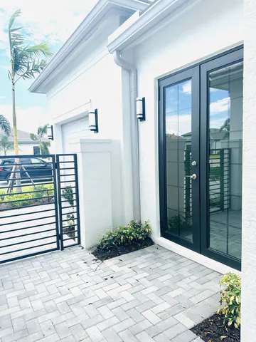 a view of a entrance door of the house