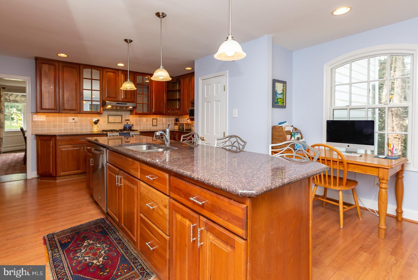 705 Clarendon Road Narberth, PA 19072 - Photo 12 of 34 Kitchen w/ closet pantry and desk area