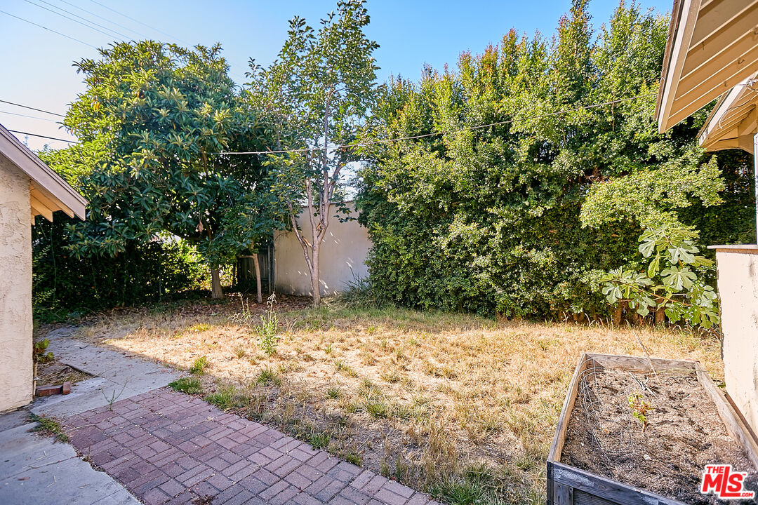 1253 Keniston Avenue Los Angeles, CA 90019 - Photo 34 of 35 a view of a yard with plants and trees