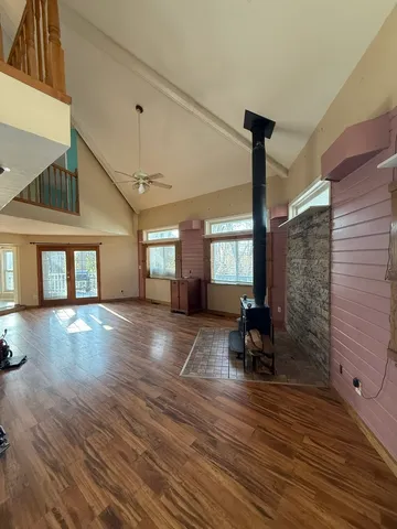 a view of outdoor space with seating area