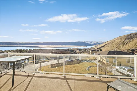 a view of city and ocean