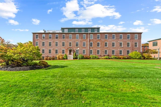 a view of a building with garden