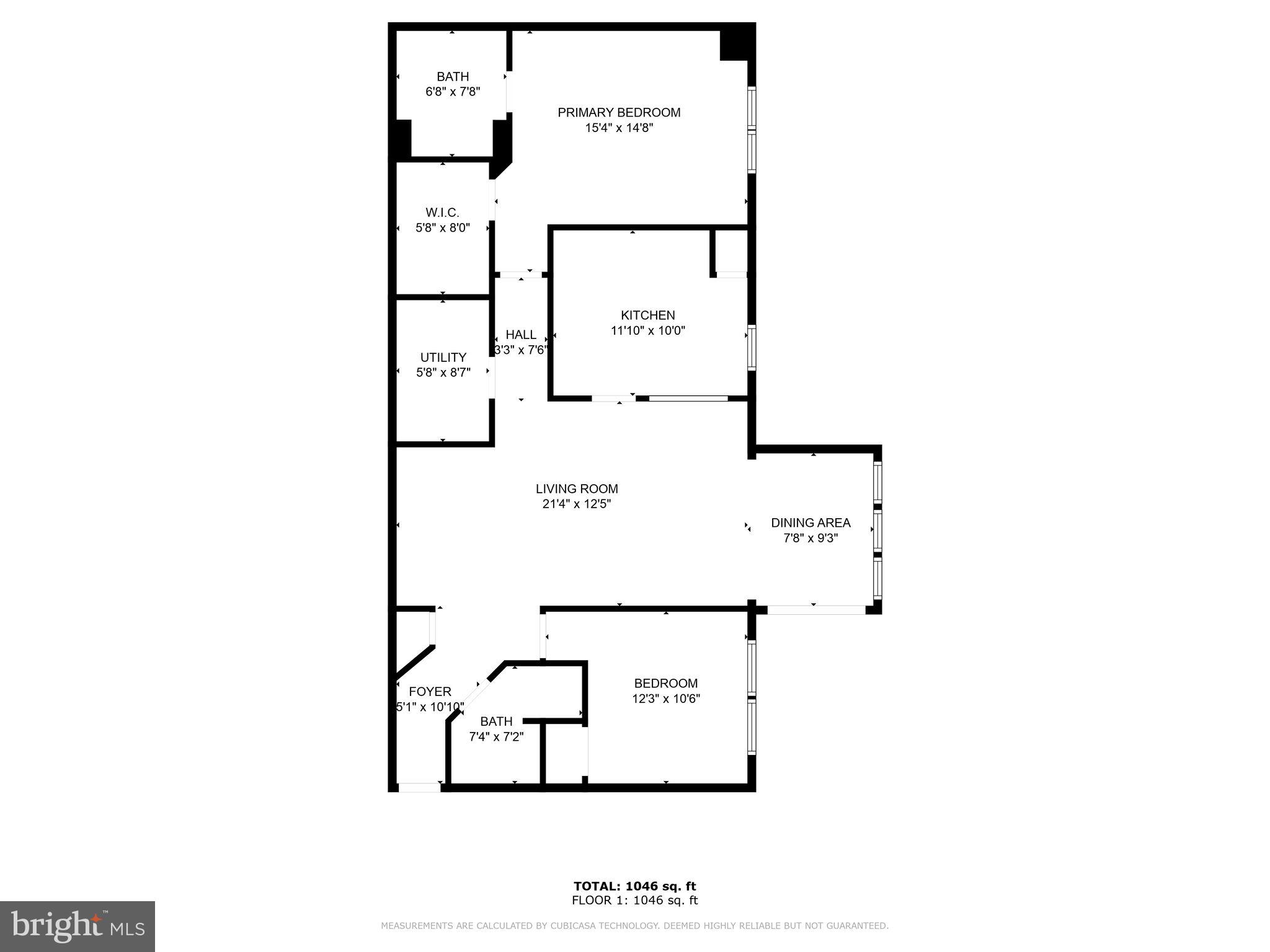 7905 Valley Manor Road, Unit 304 Owings Mills, MD 21117 - Photo 27 of 28 Floor Plan