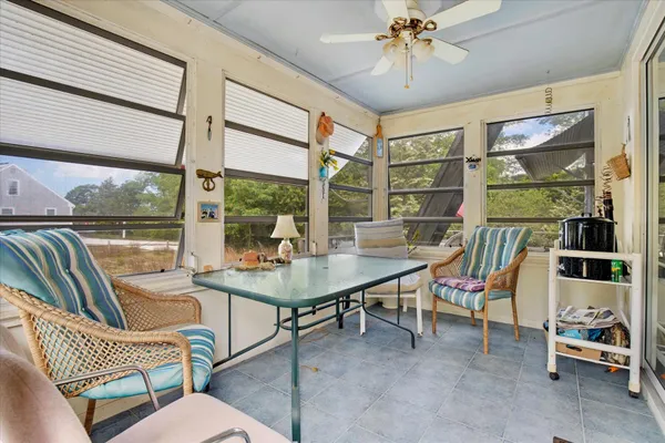 a view of a kitchen from the hallway