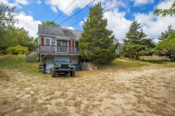 a view of a house with patio