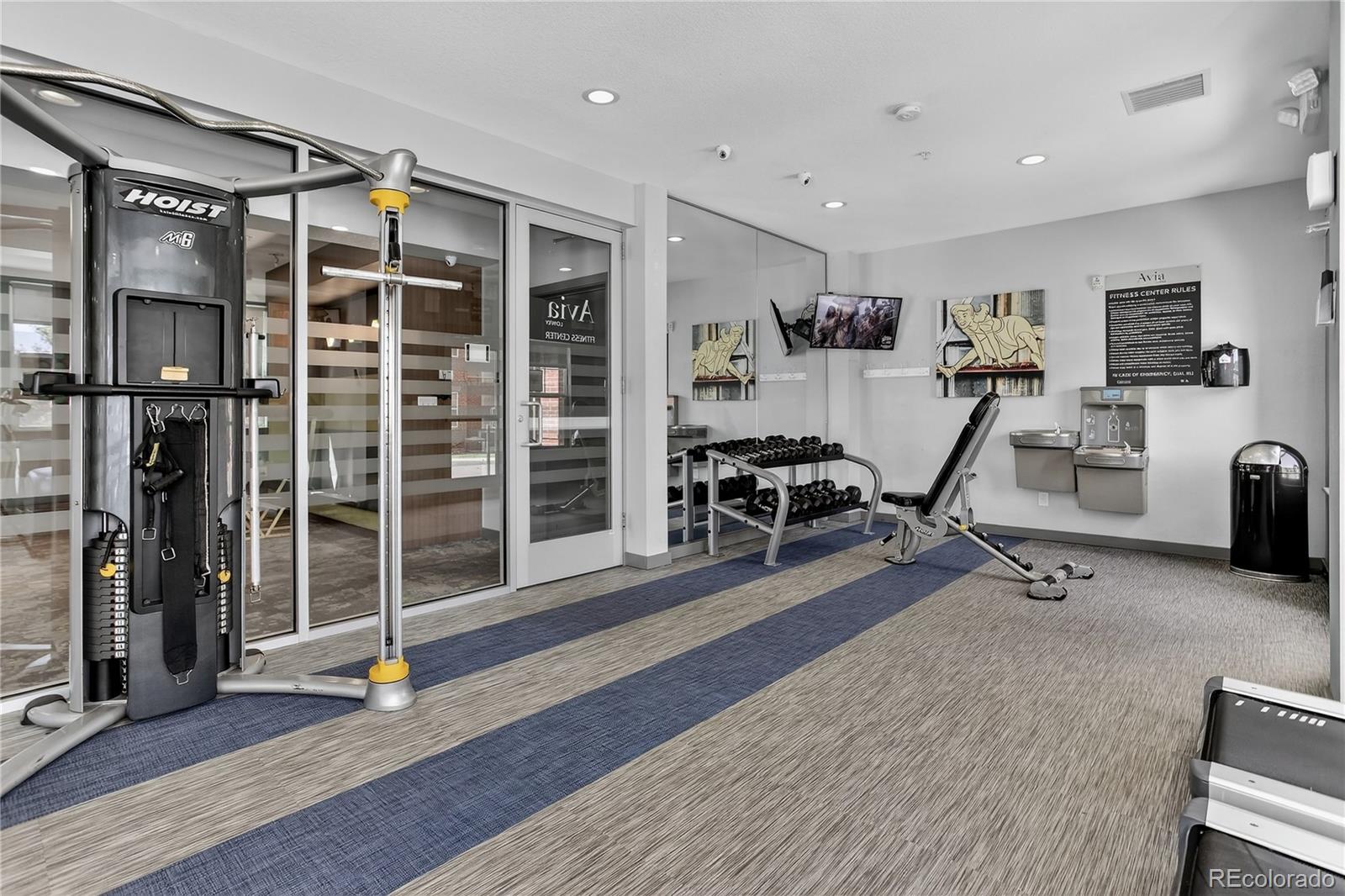 9633 East 5th Avenue, Unit 10208 Denver, CO 80230 - Photo 39 of 47 a view of a livingroom with gym equipment