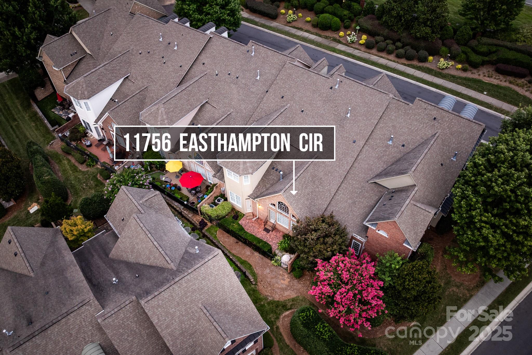 11756 Easthampton Circle Charlotte, NC 28277 - Photo 29 of 35 an aerial view of a house